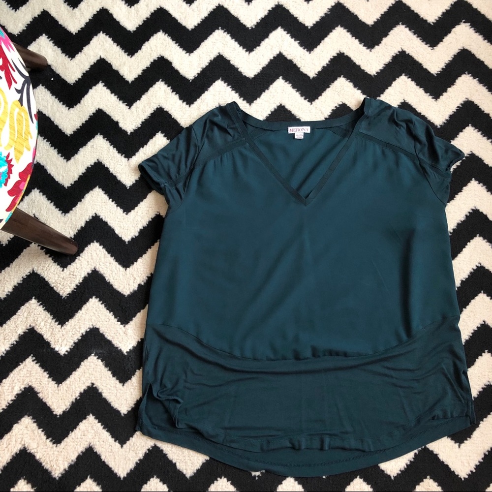 Forrest Green Blouse